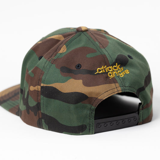 "Adapt" - Camo Flat Bill Embroidered Snapback Hat